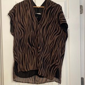 Animal print top